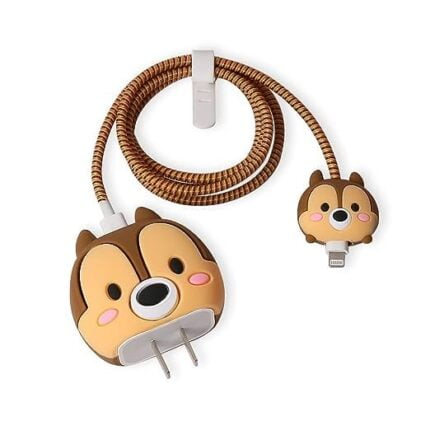 3D Brown Squirrel iPhone Charger Case Cover