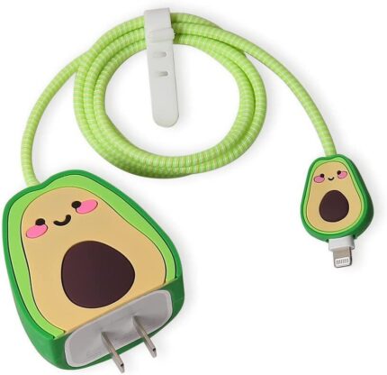 3D Avocado iPhone Charger Case Cover