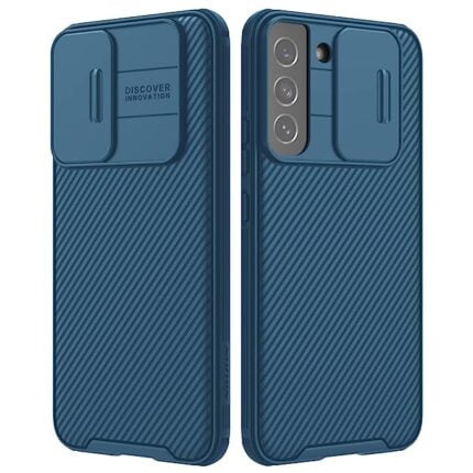 Nillkin Camshield Pro Case Compatible With Samsung S22 - Blue