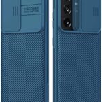 Nillkin Camshield Pro Case Compatible With Samsung S21 Ultra - Blue