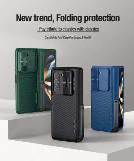 Nillkin Camshield Fold Bracket Version Camera protective cover case for Samsung Galaxy Z Fold5 (Fold 5) - Black