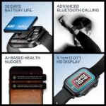 boAt New Launch Storm Infinity Max, 20 Days Maximum Battery, Biggest Battery Capacity Ever! 2.01" (5.1cm) Display, Functional Crown, AI Nudges, BT Calling, Smart Watch for Men & Women - Image 2