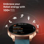 Fastrack Jupiter R1 With 3.50 cm, Fast Charge, 100+ Sports Mode, IP68, AI Voice Assistant, Fashion Smartwatch - Image 6